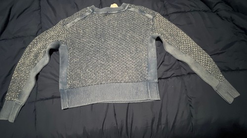 NWT $250 Rag & Bone Kyra Crewneck Metallic Pullover Sweater - Size XS - Picture 2 of 9