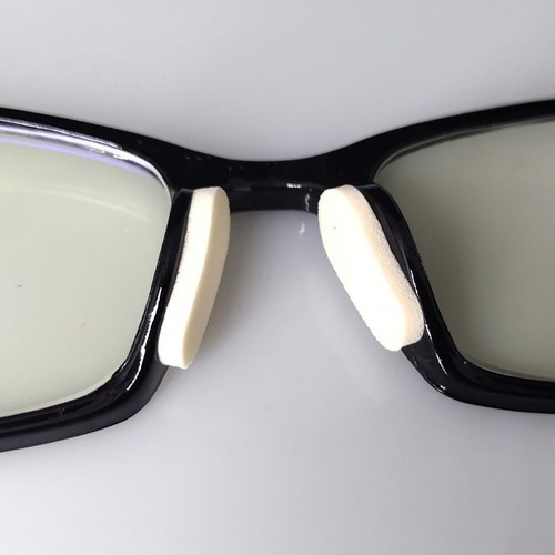 12 Pairs Self-Adhesive Soft Foam Nose Pads Thin Nosepads for Eyeglasses Glasses - Picture 8 of 12