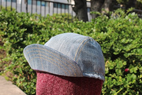 Gorra Ciclismo DE COLECCIÓN DENIM Talla Única 100% ALGODÓN Hecha a Mano Nueva - Imagen 4 de 12