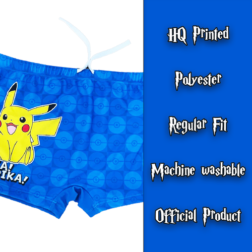 Costume Pokemon. Boxer Mare Piscina Pikachu. Abbigliamento Bambino. - Foto 29 di 35