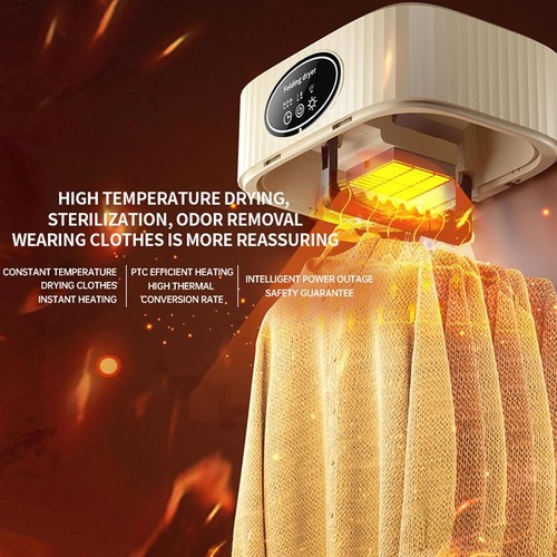 Tragbarer Mini Wäschetrockner 600W Elektrischer Wärmepumpentrockner UV-Antivirus - Bild 5 von 15