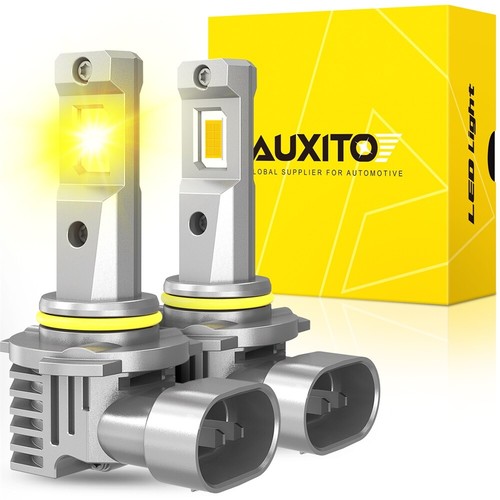 AUXITO 32W Error Free H10 9145 9050 9155 LED Fog Light DRL Golden Yellow 6000LM - Picture 15 of 15