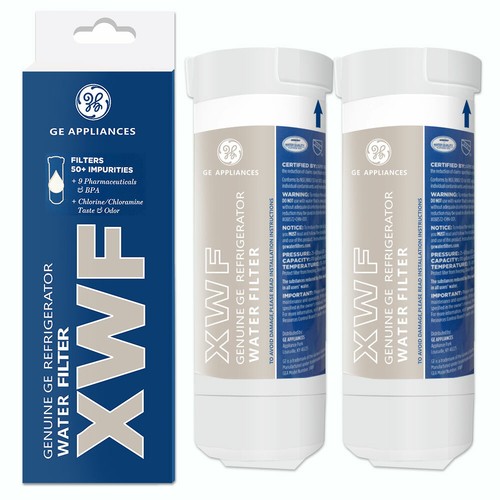 GE Appliances General Electric XWF Refrigerator Water Filter Replacement 2 packs - Afbeelding 1 van 6