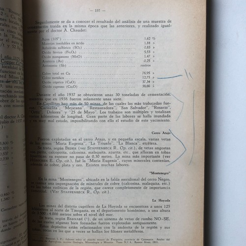 Lote de 10 libros sobre rocas y yacimientos de minerales en Argentina - Imagen 14 de 15