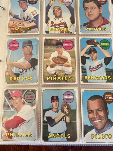 Vintage 1969 Topps Baseball Partial Set With Stars 566/664 VG/EX - Picture 6 of 17