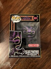 Funko Pop Marvel Black Light : Black Panther 891 Vinyl - Target Exclusive