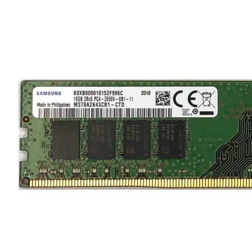Samsung 32GB (2X 16GB ) DDR4 2666MHz PC4-25600 UDIMM Memory Ram M378A2K43CB1-CTD - Picture 2 of 5