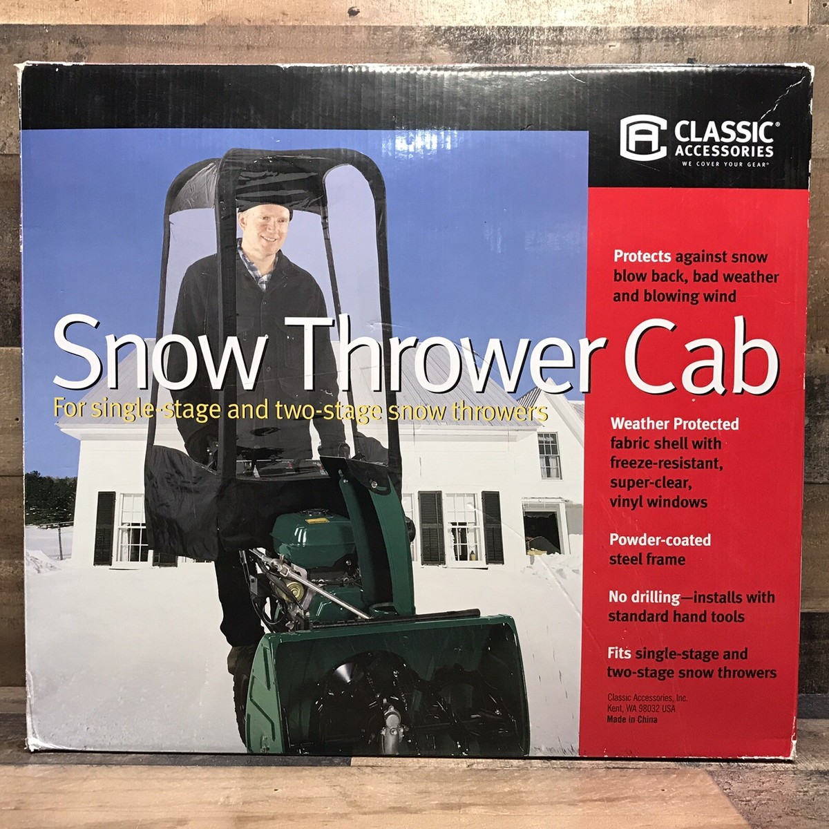 Classic Accessories Two-Stage Snow Thrower Cover Classic Accessories Two-Stage Snow Thrower Cover
