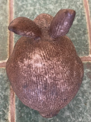 Vintage McCarty's Pottery Nutmeg Ears Up Rabbit, 4", Mississippi, Excellent Cond - Picture 6 of 10