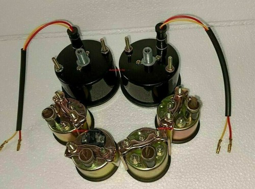 Kit Smiths - Elec Temp + Aceite + Combustible + Voltio + Velocímetro + Velocímetro 80 mm B/C - Imagen 2 de 3