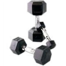 CAP Barbell, 25lb Rubber Hex Dumbbell, Single