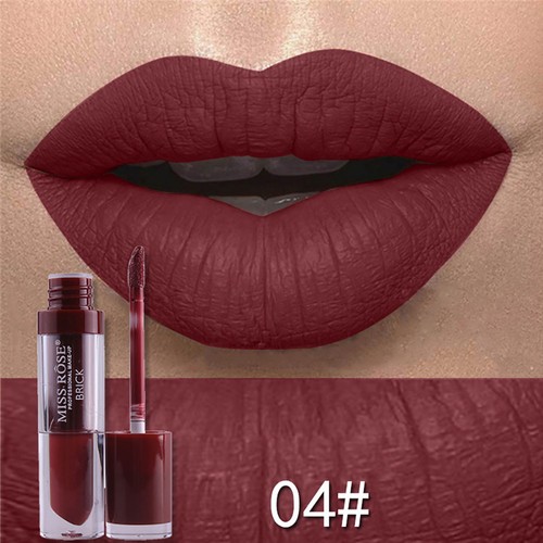 Miss Rose Waterproof Long Lasting Lip Liquid Matte Lipstick Lip Gloss Makeup - Picture 14 of 30