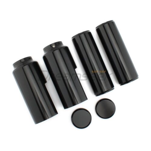 Fork Covers Upper Lower Fork Cover Cap for Harley Breakout FXSB 2013-2017 Black - Picture 4 of 8