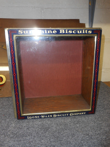 ANTIQUE SUNSHINE  BISCUIT  BOX