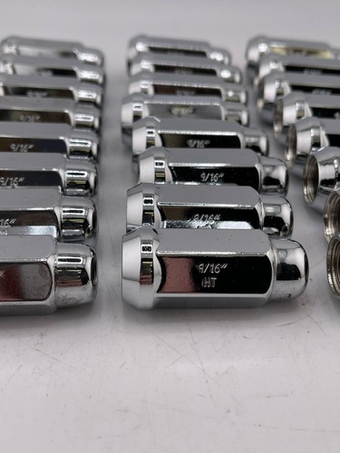 Gorilla Acorn Bulge XL Heat Treated Lug Nut 9/16"-18 Thread Size Chrome (set/32) - Picture 4 of 7