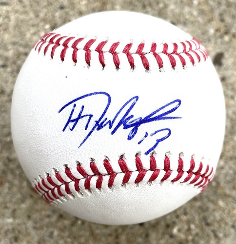 HAYDEN DUNHURST Kansas City Royals SIGNED MLB Baseball JSA COA OLE MISS - Picture 1 of 4