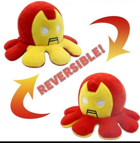 Reversible Plush Avengers Iron Man Or Spiderman Or Batman Marvel Blanket - Picture 2 of 8