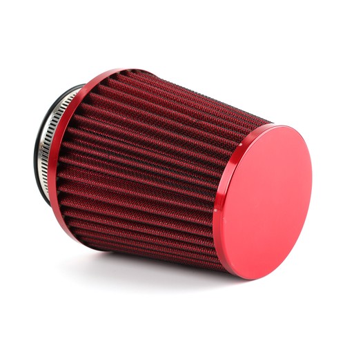 3 Inches 76 mm Cold Air Intake Cone Filter 3" NEW ( RED ) - Picture 5 of 10