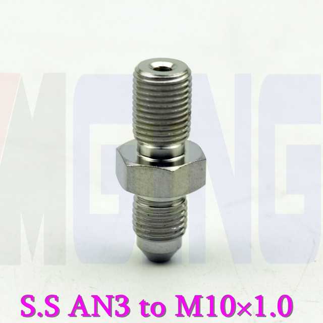 Raccordo Adattatore Drto In Acciaio Inossidabile AN-3 3AN Da 3AN - Foto 7