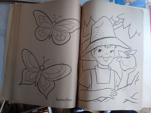 Three older coloring books, partially used, Archie, Sav-A-Lot, Simple Objects - Imagen 4 de 18