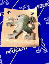 Peugeot Lion Logo Badge Original 4 X 4.5 Cm 106 206 306 406 207 107 307 407 New