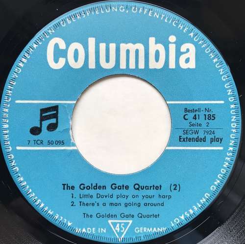 The Golden Gate Quartet The Golden Gate Quartet 7" EP Vinyl Schallplatte 62958 - Bild 3 von 4