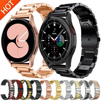 Stainless Steel Strap Band For Samsung Galaxy Watch 4 40 44mm 4 Classic 42 46mm | eBay