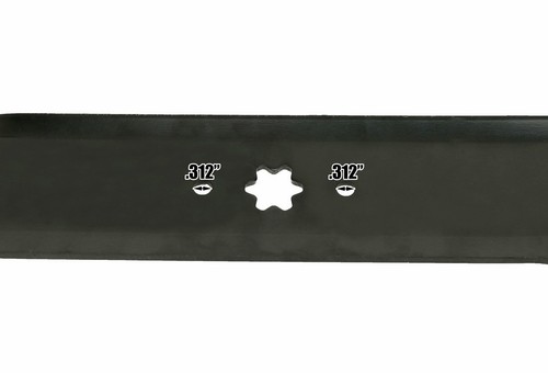 (2) USA Mower Blades® High Lift for Cub Cadet 742-04126 942-04126 42" Deck - Picture 6 of 7