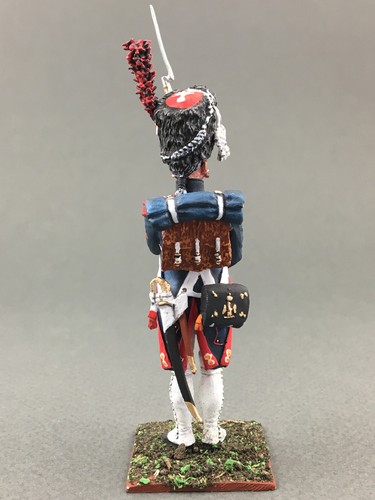 Painted French Grenadier figurine 60 mm, Napoleonic tin miniature VID SOLDIERS - Picture 7 of 9
