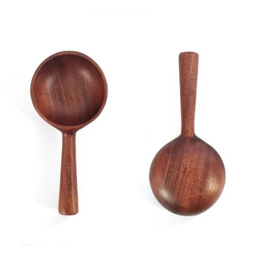 1pc Wooden Soup Ladle Long Handle Serving Soup Spoon Kitchen Cooking Utensils - Picture 11 of 11
