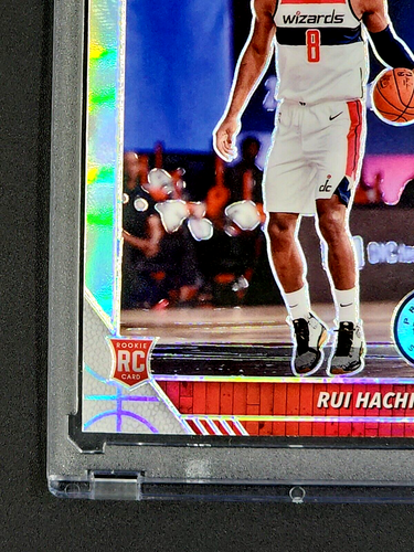 2019 2019-20 Hoops Premium Stock Silver Prizm Holo #206 Rui Hachimura RC Rookie - Picture 6 of 10