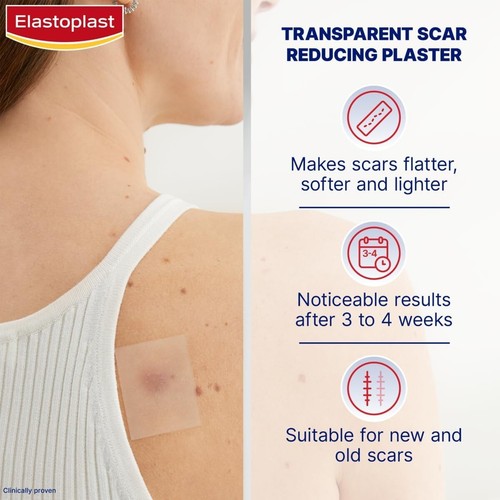 Elastoplast Scar Patches 21 Keloid Acne Scar Reducer Removers Fast UK Seller - Picture 4 of 7