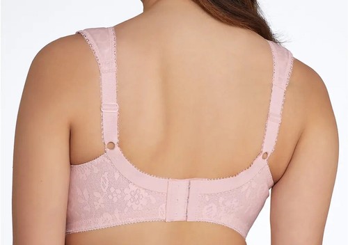 NIB $36 Light Pink Playtex Shoulder Comfort Side And Back Smoothing Size 42B Bra - Picture 3 of 5