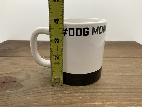 HUNDEMAMA Tasse Tierbesitzer Geschenk Hundehütte #DogMom Keramik weiß & schwarz 16oz - Bild 18 von 20