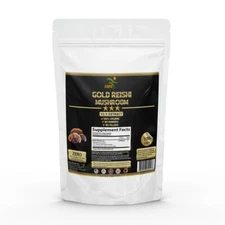 REISHI MUSHROOM STRONGEST ORGANIC 100 CAPSULES LINGZHI LUCIDUM EXTRACT SPORES