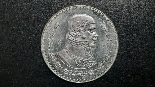 MIXED LOT OF 12 MEXICO SILVER COINS . 1902-Mo PESO , 1950 PESO , 1957 PESO - Picture 14 of 24