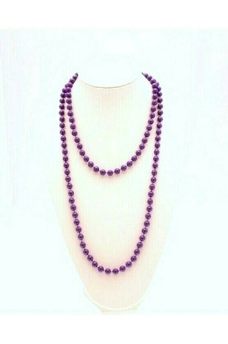 120cm Long PEARL BEAD NECKLACE Rope Chain Vintage Wedding Bridal Costume UK - Picture 9 of 12