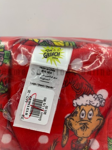 Pottery Barn Teen Dr Seuss The Grinch™ Festive Pajama Set Multi Large #R28 - Picture 2 of 4
