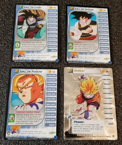 Limited Goku Trunks Saga Starter Set Personality Lv1-3 HT DBZ CCG Score Card Z