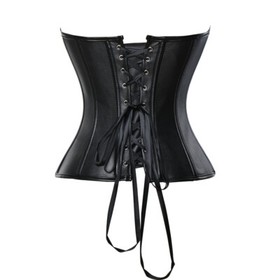 Women Basic Lace up Boned Plus Size Corset Bustier Waist Training Sexy Lingerie