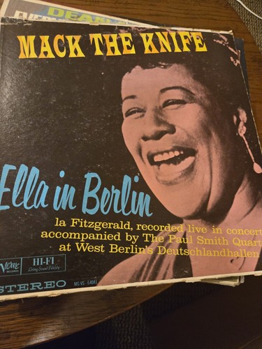 ELLA FITZGERALD COMPLETE ELLA IN BERLIN: MACK THE KNIFE LP Record Album Vinyl
