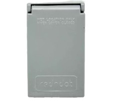 PASS & SEYMOUR LEGRAND 4512 Duplex GFI Self Closing Weatherproof Cover - Gray