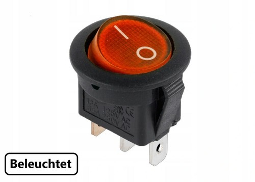 Switch Wippschalter Kippschalter AC 230V / 2,3,4 PIN Rund Schalter EIN / AUS - Bild 26 von 26