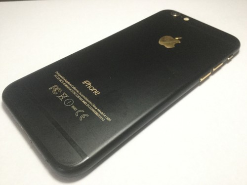 Apple iPhone 6 - 128GB - Custom 24K Gold Schwarz Matt (Entsperrt) A1549 (GSM) - Bild 9 von 12