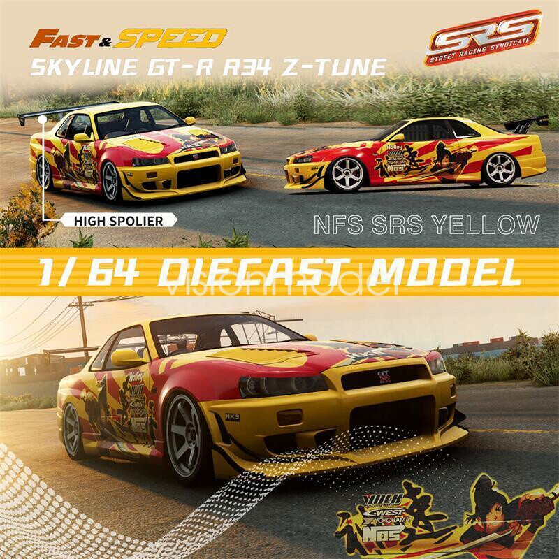 1/64 スカイライン  Skyline GT-R R34 Z-Tune PREORDER* Ignition Model 1:64 Nissan Skyline (R34) GT-R Z
