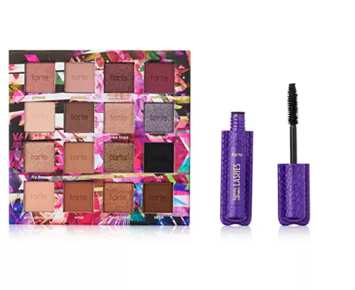 Neu im Karton Tarte Glamazon Farben 16 Lidschatten & Wimperntusche Set $50! - Bild 1 von 2