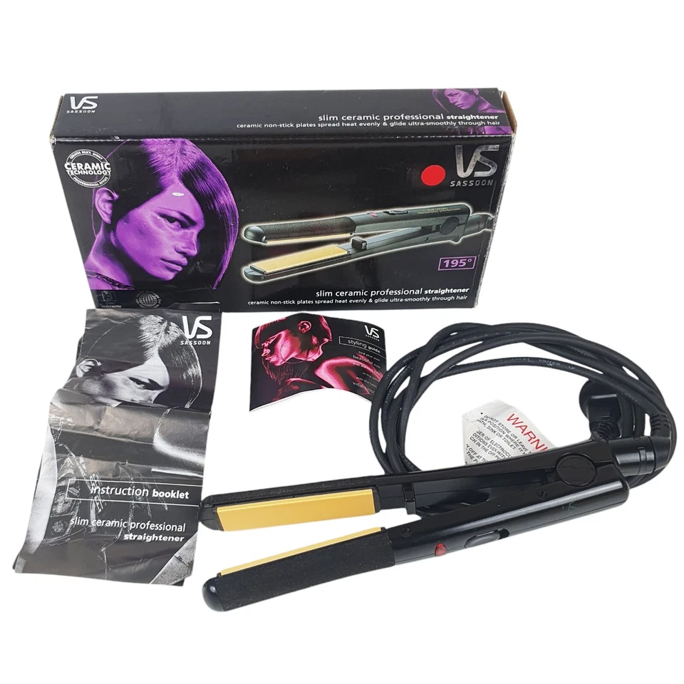 VS Sassoon VS2025A Slim Ceramic Professional Hair Straightener - image 3 of 4