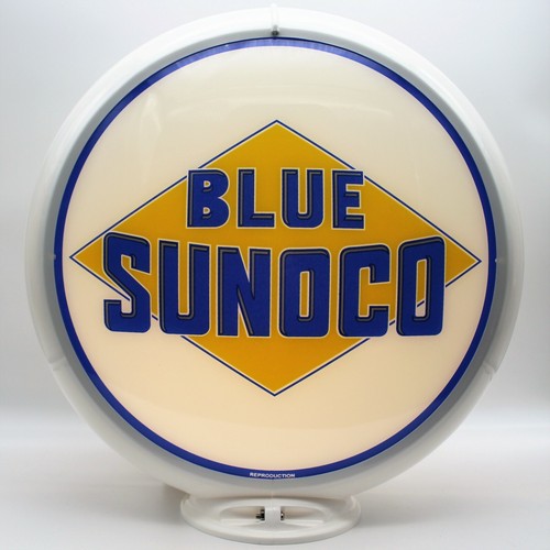 BLUE SUNOCO 13.5" Gas Pump Globe - SHIPS FULLY ASSEMBLED - READY FOR YOUR PUMP! - Picture 13 of 23