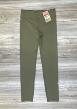 Nike Dri-FIT One Big Kids Girls Leggings DQ8836-222 Olive Green Size Large New