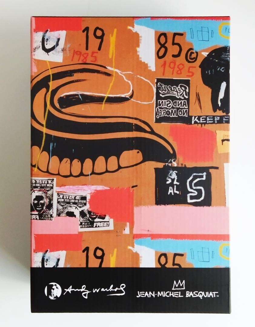 Medicom Toy BE@RBRICK Andy Warhol x JEAN-MICHEL BASQUIAT #2 Medicom Toy BE@RBRICK Andy Warhol x JEAN-MICHEL BASQUIAT #2